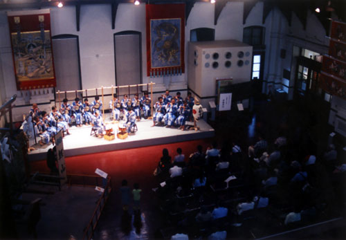 出囃子(2006年6月17日、京都文化博物館にて)