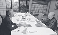 肥田晧三先生　後藤静夫所長