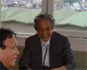 梅原猛氏　廣瀬量平所長